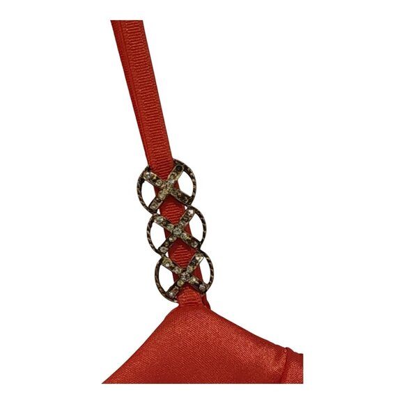 Junior's Appropriate Behavior Bubble Dress Pink Salmon Size Medium - Picture 13 of 16